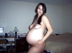 Pretty heavy pregnant amateur