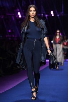 Irina Shayk See Through at Versace Fashion Show – 2