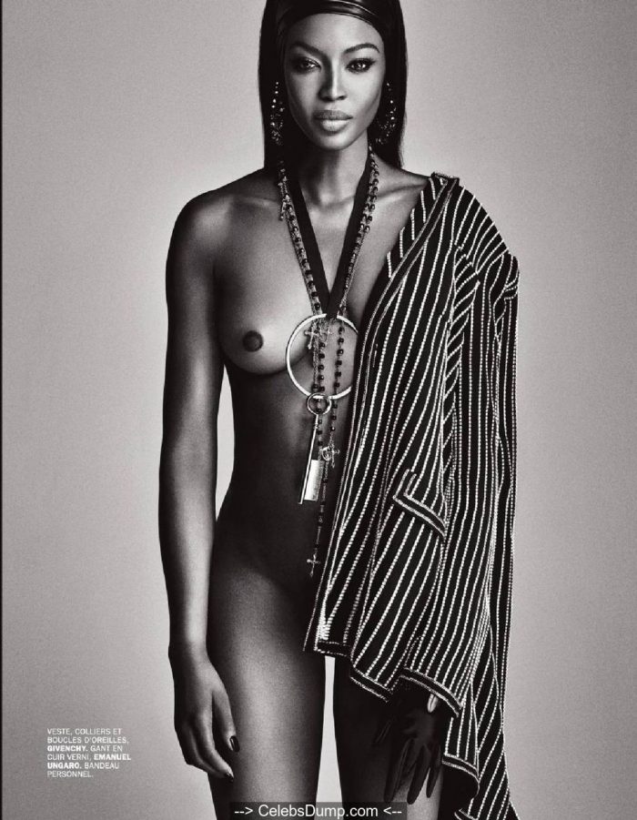 Ebony supermodel Naomi Campbell naked for Lui Magazine-01