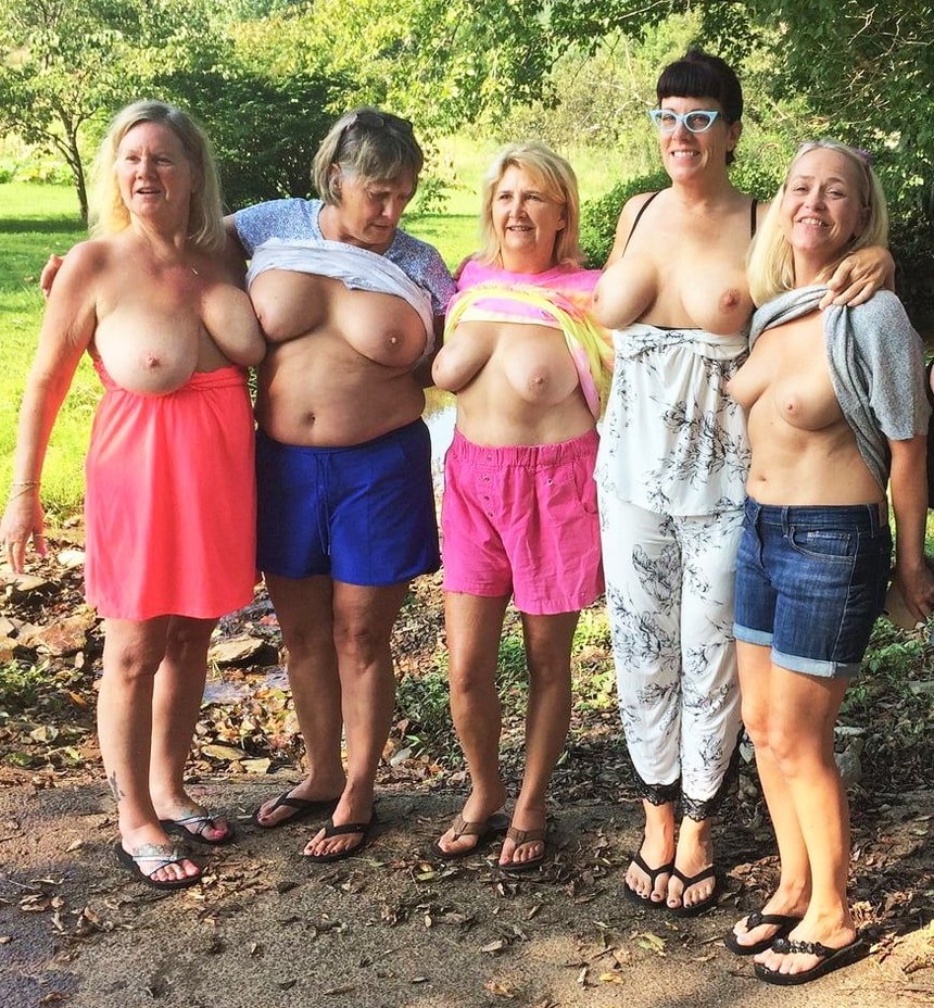 Granny group nude