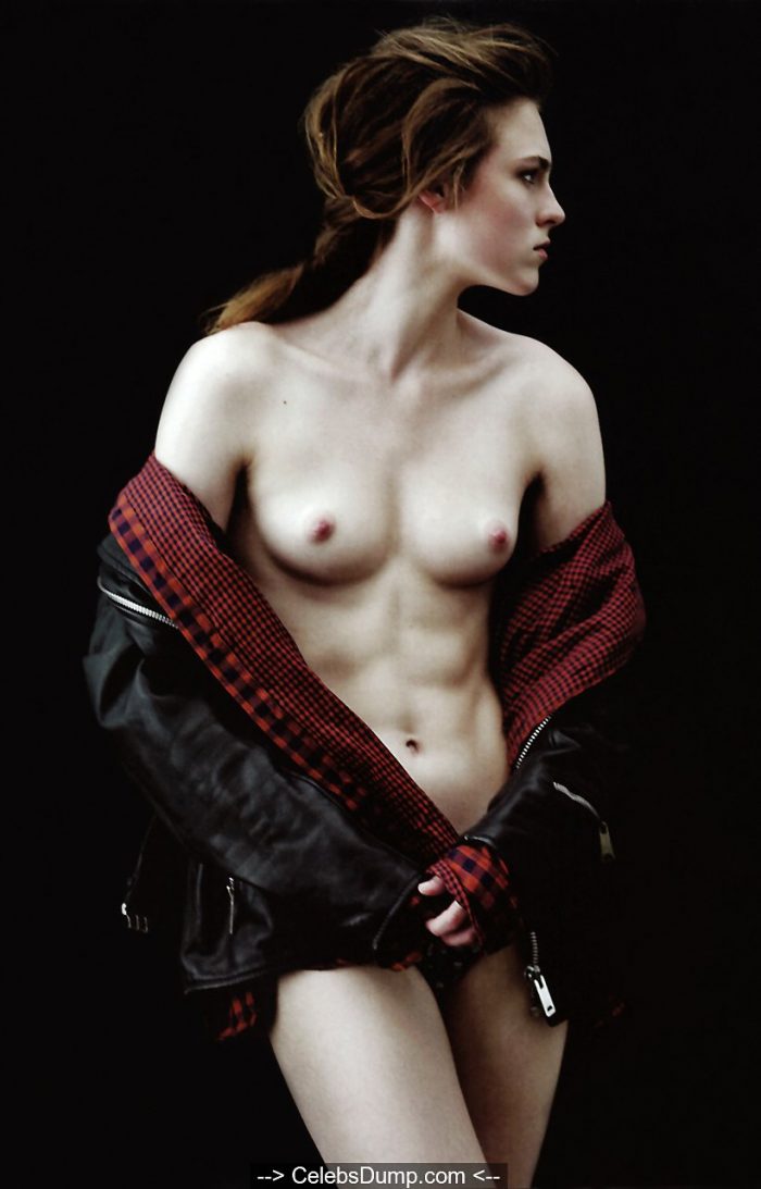 Polina Barbasova topless for S magazine