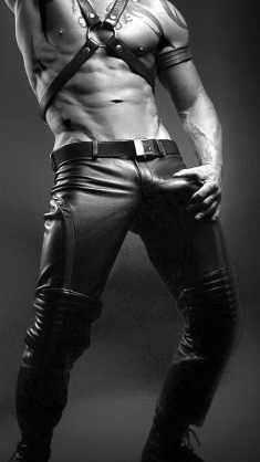 i love a leatherbulge