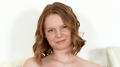 Ginger Mary first time naked on video and uses a vibrator