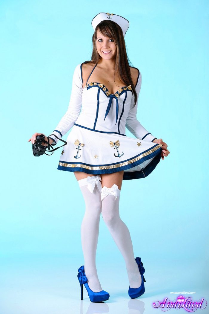 Cute girl Andi Land looses her tits and pussy from a sailor uniform-02